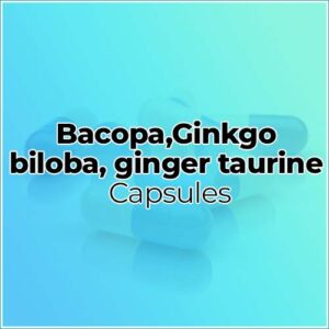 Bacopa,Ginkgo biloba,ginger taurine caps