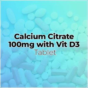 Calcium Citrate 100mg with Vit D3 tablets