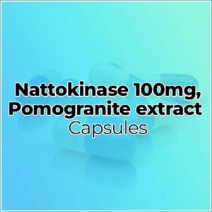 Nattokinase 100mg, Pomogranite extract caps