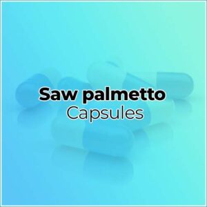 Saw palmetto capsules