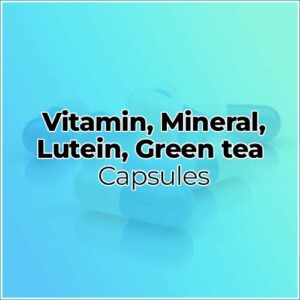 Vitamins,Minerals,Lutein,Green tea capsules