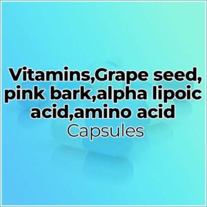 Vitamins,Grape seed,pink bark,alpha lipoic acid,amino acid capsules