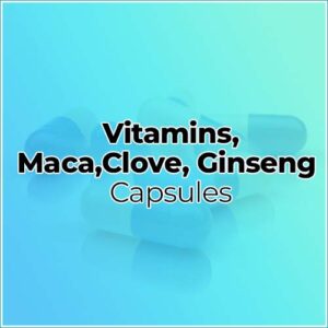 Vitamins,Maca,Clove, Ginseng Capsules