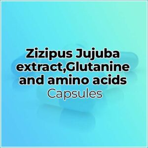 Zizipus Jujuba extract,Glutanine and amino acids capsules